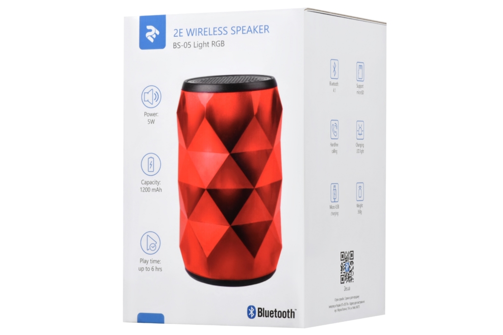 Портативная колонка 2E BS-05 Color Sound Wireless