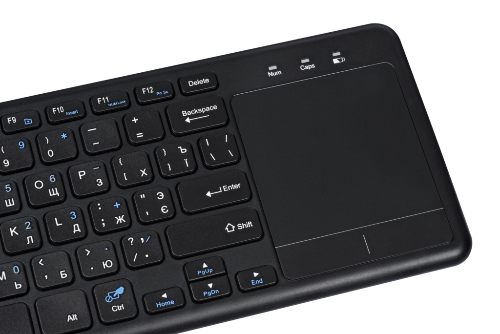 2E Клавіатура ножнична KT100 78key, WL, EN/UK/RU, чорний