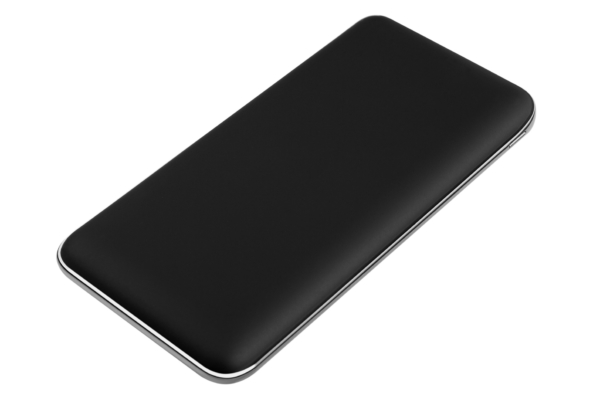 2E Портативний зарядний пристрій 10000mAh, DC 5V, out: QC3.0, MicroUSB, Type-C Inp. Soft, black