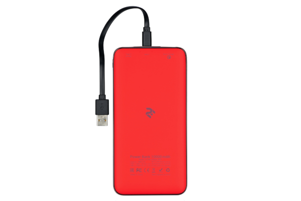 Power Bank 2E 10000 mAh Red Quick Charge