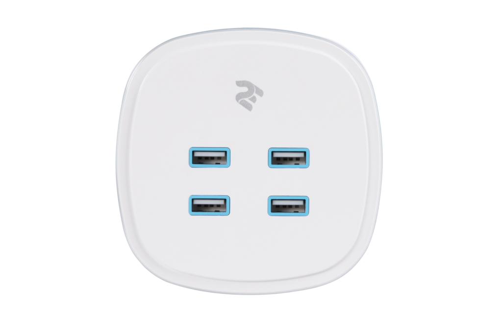 Сетевое ЗУ 2E Wall Charger 4USB, 4.2A White