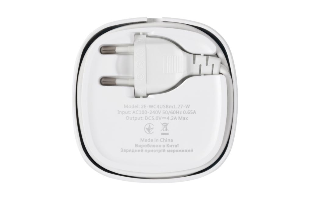 Сетевое ЗУ 2E Wall Charger 4USB, 4.2A White