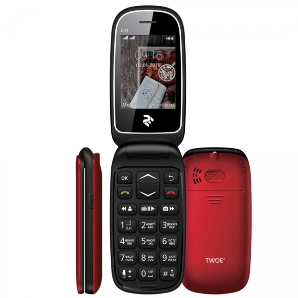 Mobile Phone 2E E181 DualSim Red
