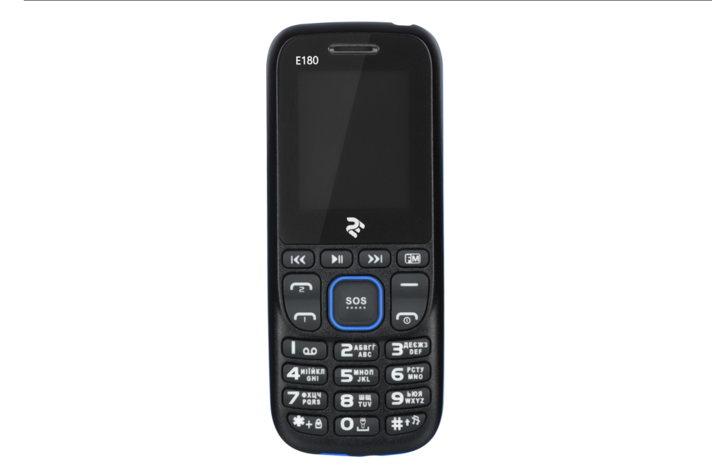 Мобильный телефон 2E E180 DualSim Black-Blue