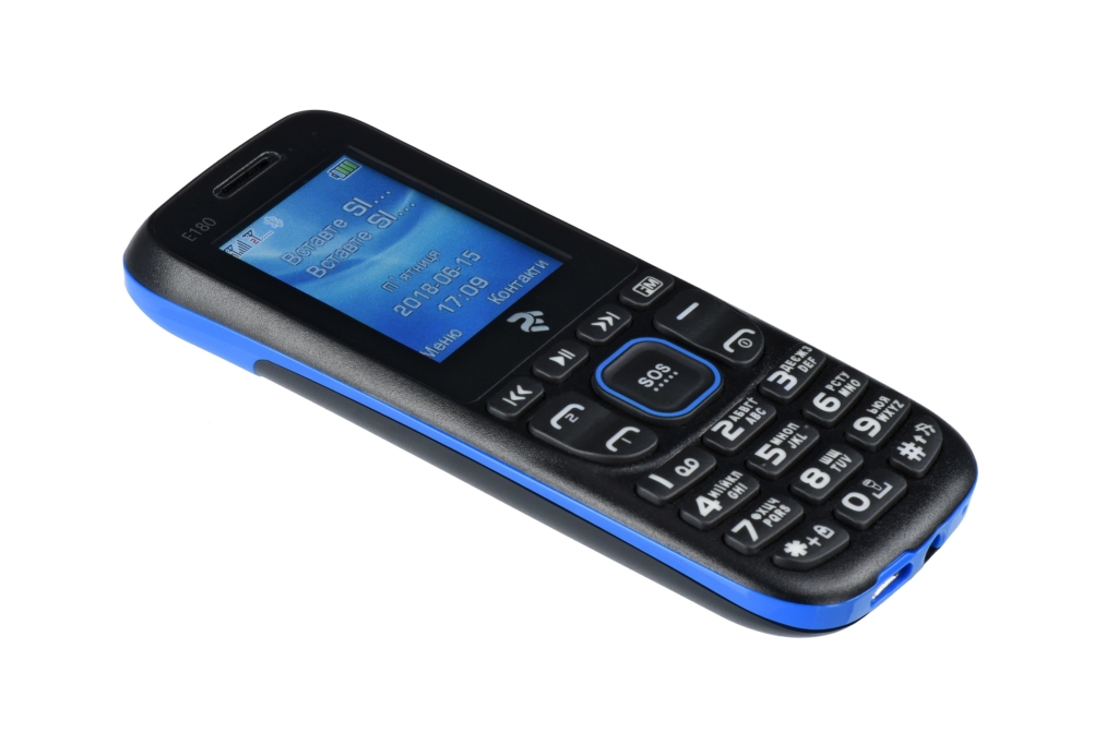 Мобильный телефон 2E E180 DualSim Black-Blue