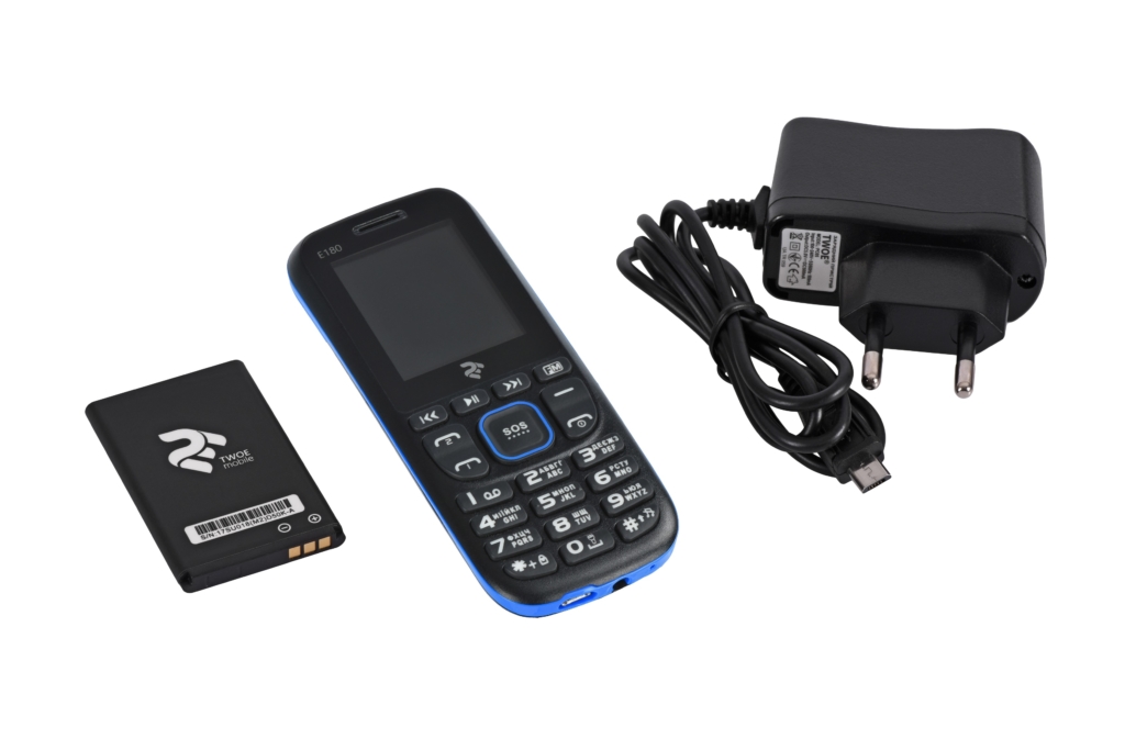Мобильный телефон 2E E180 DualSim Black-Blue