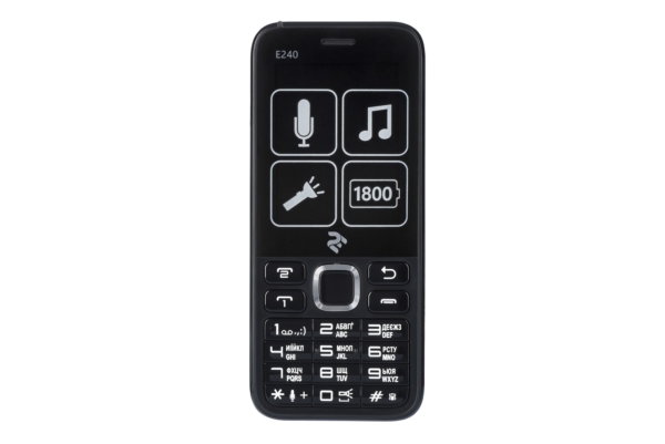 Мобильный телефон 2E E240 DualSim Black/White