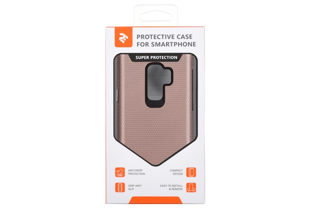 2Е Case for Samsung Galaxy S9+ (G965), Triangle, Rose gold