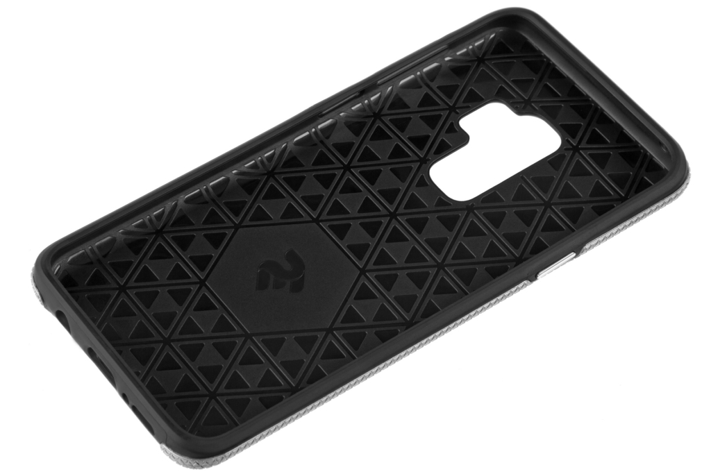 2Е Case for Samsung Galaxy S9+ (G965), Triangle, Silver