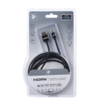 Cable 2Е Ultra Slim HDMI 1.4 (AM/microAM) High Speed, Alumium Black 2m