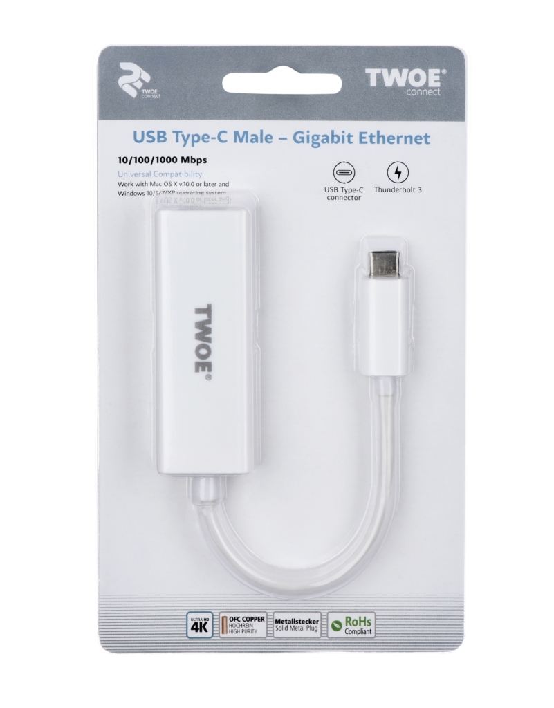 Adapter 2E Type C to Gigabit Cable