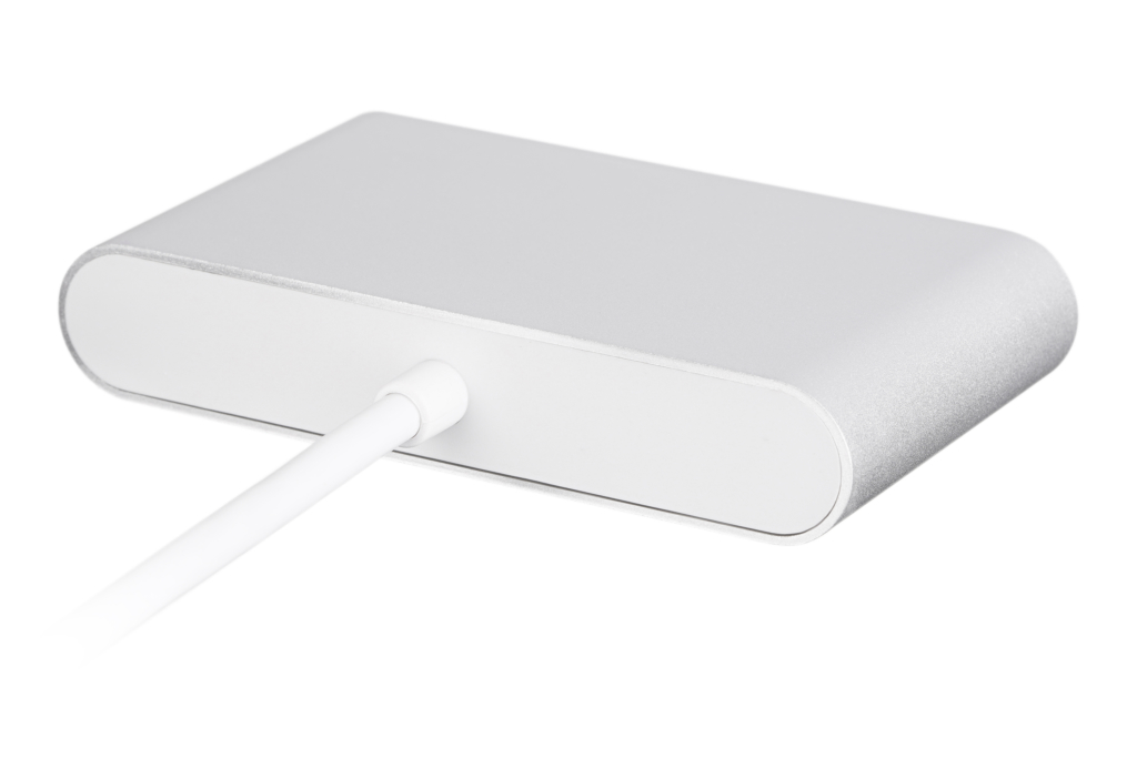 Adapter 2E Type C to USB 3.0 Female+Gigabit+HDMI Female+USB Type C Female, 0.15m