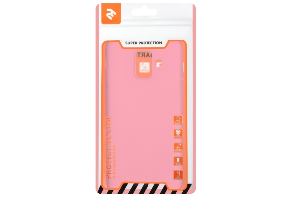 2E Basic Case for Samsung Galaxy A6 2018 (A600), Soft touch, Pink