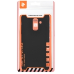 2E Basic Case for Samsung Galaxy A6+ 2018 (A605), Soft touch, Black