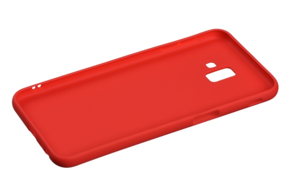 2E Basic Case for Samsung Galaxy J6 Plus 2018 (J610), Soft touch, Red