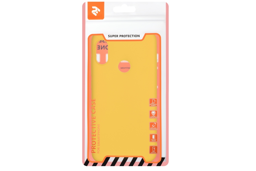 2E Basic Case for Xiaomi Redmi 6 Pro, Soft touch, Mustard