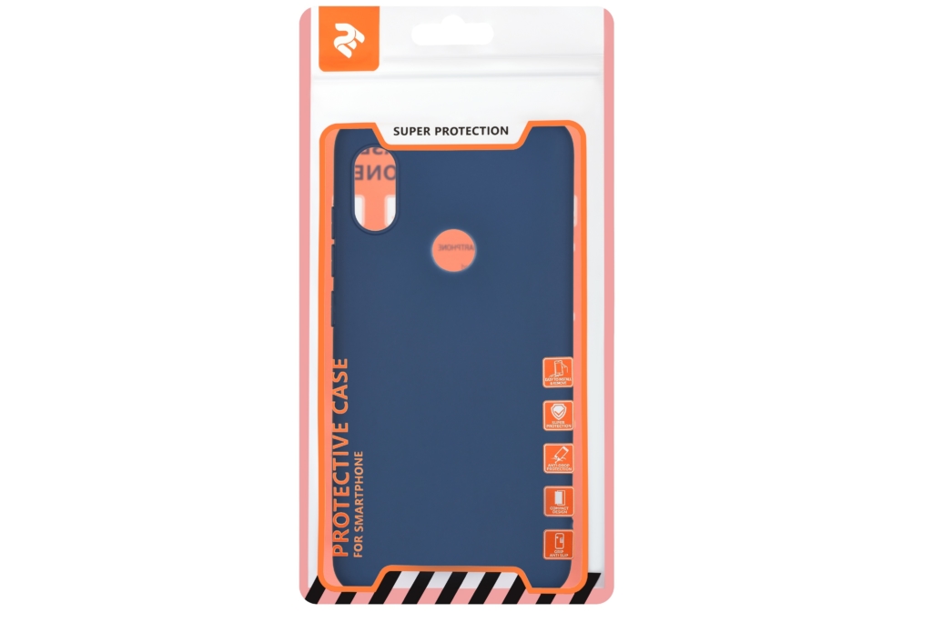 2E Basic, Soft touch для Redmi Note 6 Pro[Navy (2E-MI-N6PR-NKST-NV)]