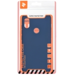 2E Basic Case for Xiaomi Redmi Note 6 Pro, Soft touch, Navy