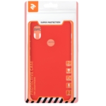 2E Basic Case for Xiaomi Redmi Note 6 Pro, Soft touch, Red