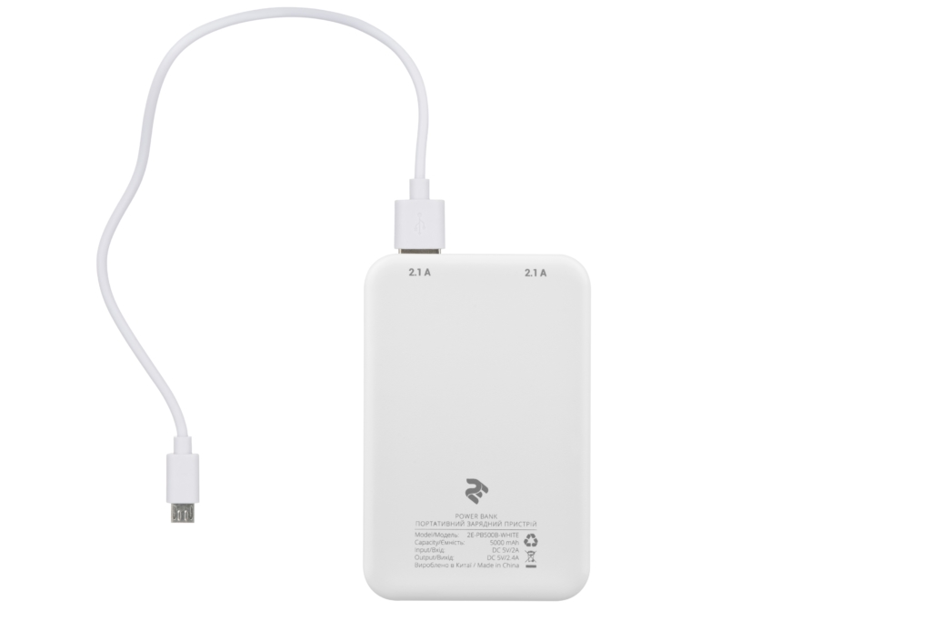 Power Bank 2Е 5000 мАч White