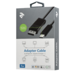 Кабель 2Е Type-C to DisplayPort (AM/AM), 1 м