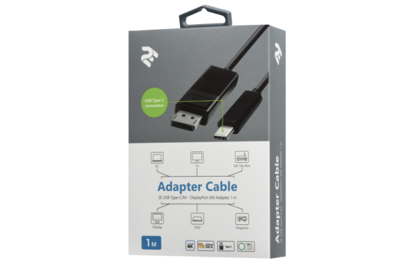 Кабель 2Е Type-C to DisplayPort (AM/AM), 1 м