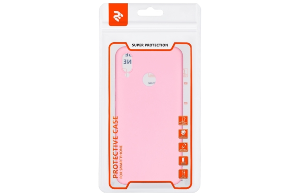 2E Basic Case for Huawei P Smart+, Soft touch, Pink