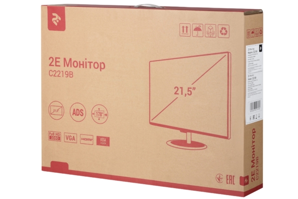 Монитор 2E C2219B Black
