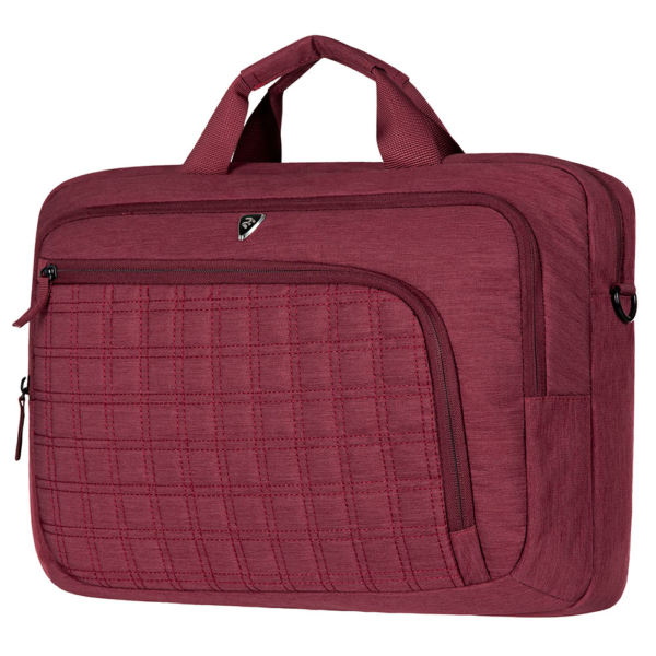 Laptop Bag 2E CBN9198BG, CrossSquares 16″, Burgundy