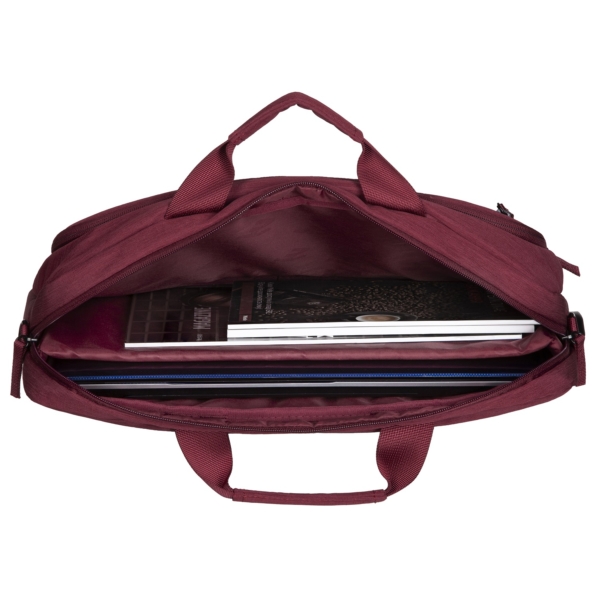 Laptop Bag 2E CBN9198BG, CrossSquares 16″, Burgundy