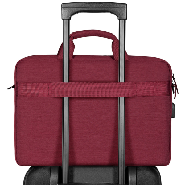 Laptop Bag 2E CBN9198BG, CrossSquares 16″, Burgundy