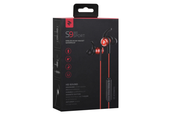 Наушники 2E S9 WiSport, Red