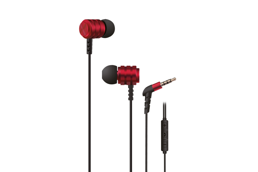 Навушники 2E X1 Extra Bass, Red