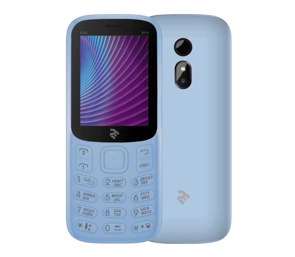 Mobile Phone 2E E240 2019 DualSim Blue