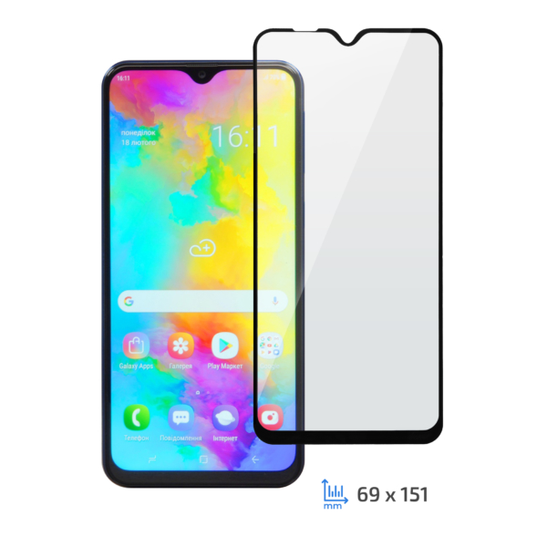 Защитное стекло 2E Samsung Galaxy M20, 2.5D FCFG, black border
