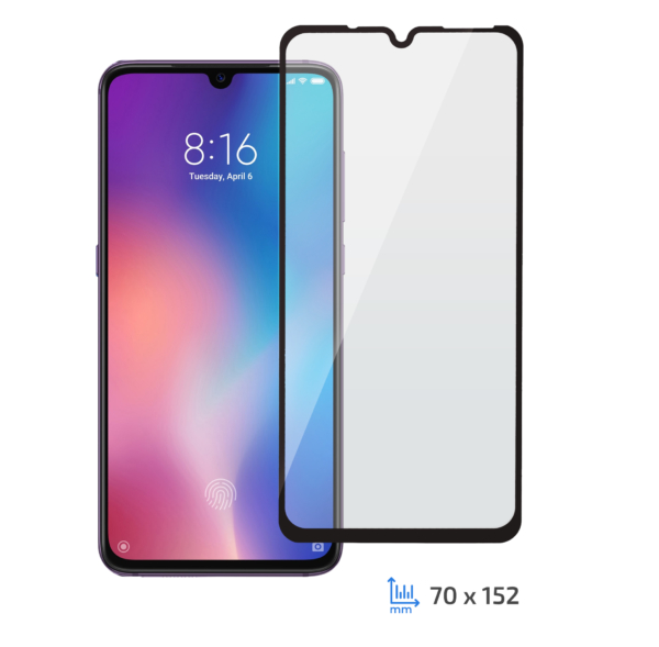 Защитное стекло 2E Xiaomi MI 9, 2.5D FCFG, black border
