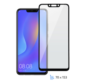 Защитное стекло 2E Huawei P Smart+, 3D Black border FG