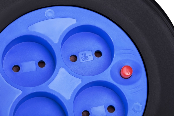 Extension Cord Reel 2E with 4 Plugs, ІР20, 2Gх1.5mm, 15 m