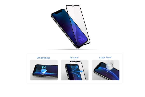 Захисне скло 2E Xiaomi MI 9 SE, 2.5D FCFG, black border