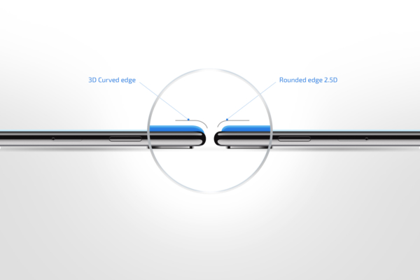 Защитное стекло 2E Samsung Note 8, 3D black border FG