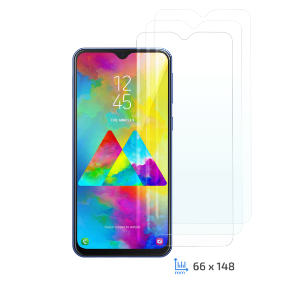 Комплект 3 в 1 Защитное стекло 2E Samsung Galaxy M20, 2.5D Clear