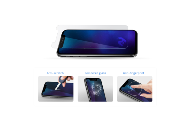 Комплект 3 в 1 Захисне скло 2E Xiaomi Redmi Note 7, 2.5D Clear