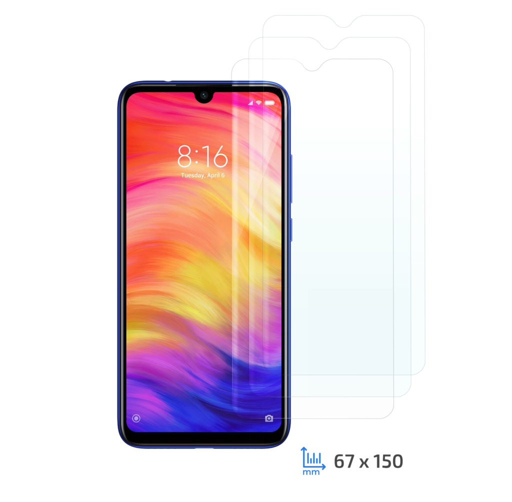 Комплект 3 в 1 Захисне скло 2E Xiaomi Redmi Note 7, 2.5D Clear