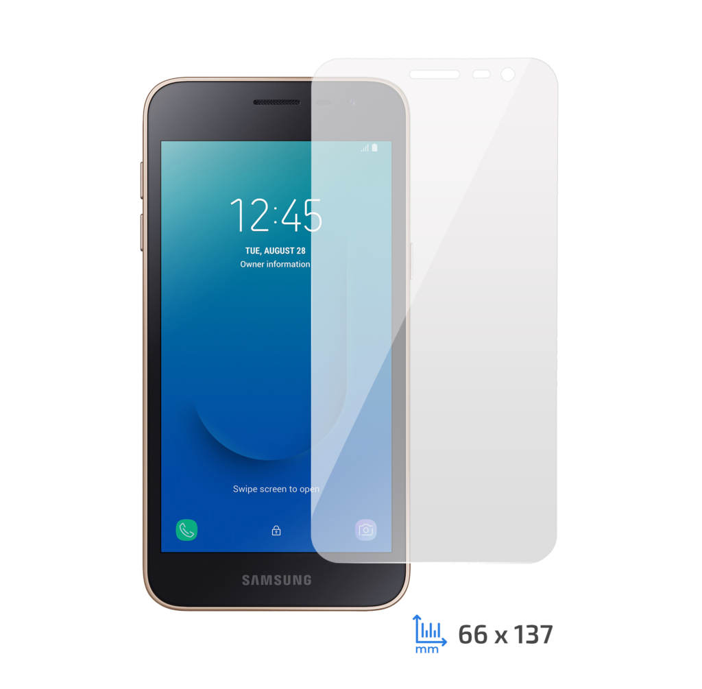 Protective Glass 2E Samsung Galaxy Core J2, 2.5D clear