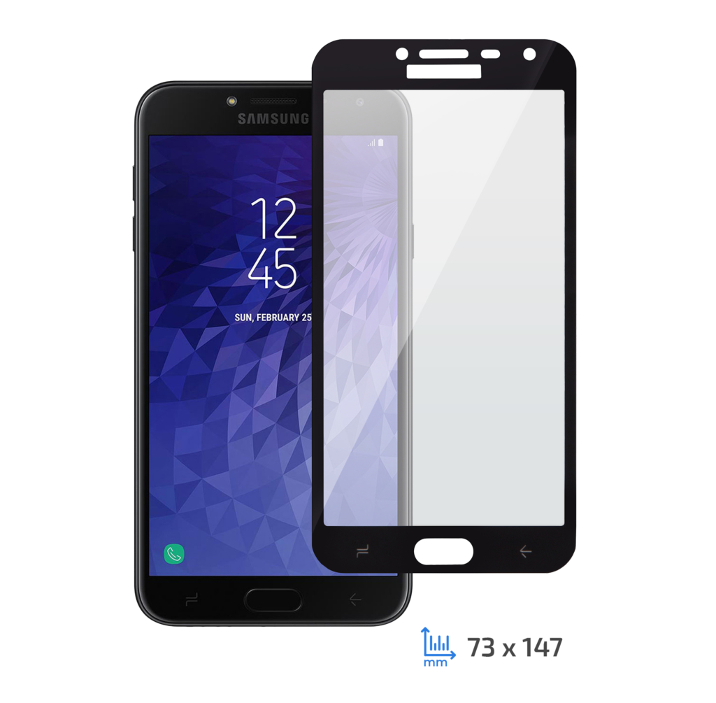 Захисне скло 2E Samsung Galaxy J4 2018, 2.5D black border FG