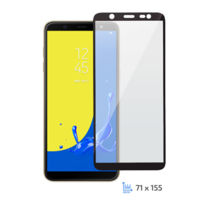 Protective Glass 2E Samsung Galaxy J8 2018, 2.5D black border EG