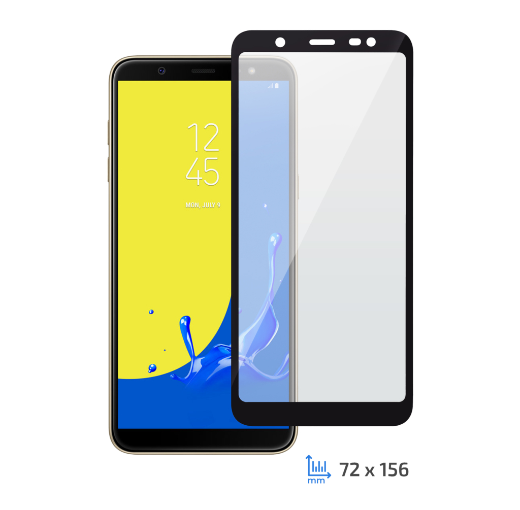 Захисне скло 2E Samsung Galaxy J8 2018, 3D black border FG