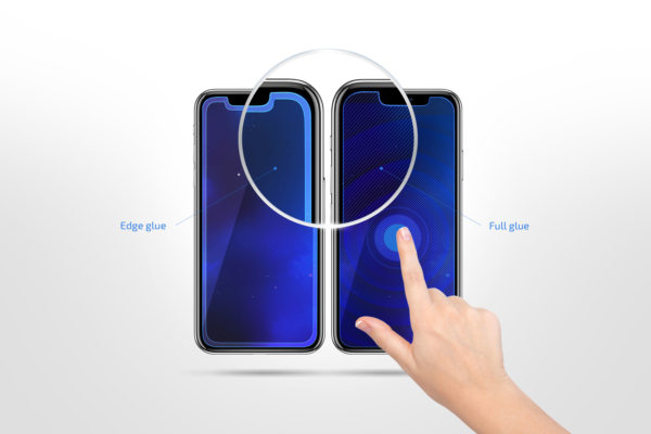 Защитное стекло 2E Samsung Note 8, 3D black border FG