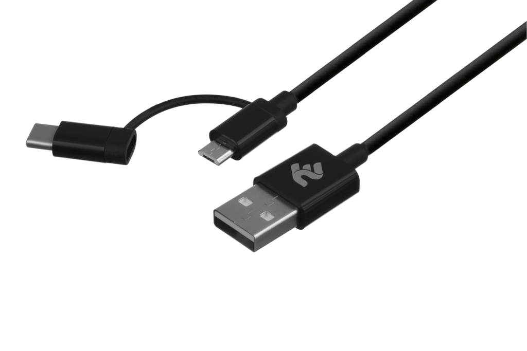 Кабель 2E USB to Micro+Type C