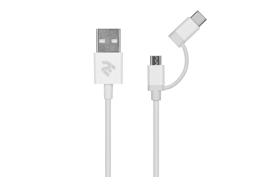 Кабель 2E USB to Micro+Type C